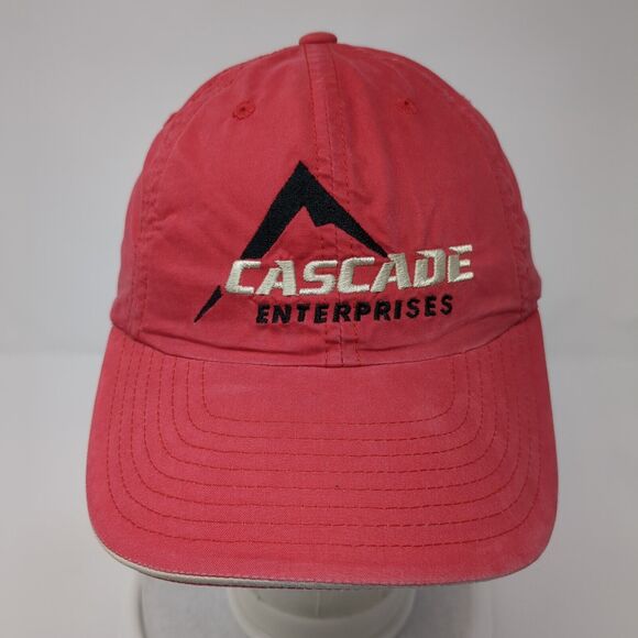 Cascade Enterprises Strapback Hat Red One Size 6 Panel Port Authority - Picture 2 of 9